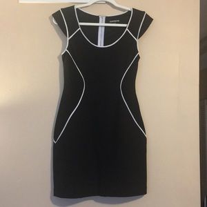 Black and White Express Dress